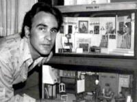 David Claudon avec ses miniatures en 1976. © www.gallimauphry.com.